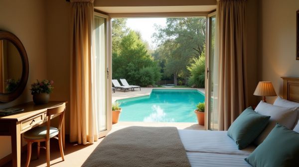 Réveillez-vous au bord de la piscine dans les chambres d'hôtes en Dordogne