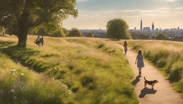 Vues spectaculaires et ambiance villageoise à Primrose Hill, Camden